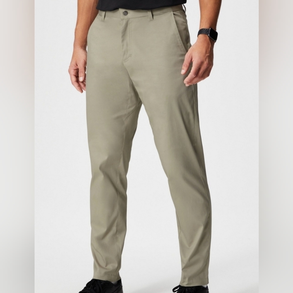 Fabletics The High Side Chino (Classic Fit), Color Fresh Taupe Size 32x32